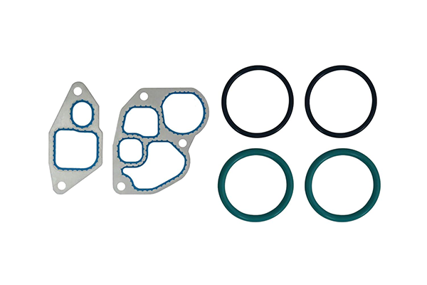 BTS-7.3L Oil Cooler Gasket Kit 4 O-ring for Ford, Navistar